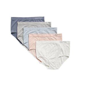 NAUTICA Multi Plus 5pk Seamless Full Coverage Briefs